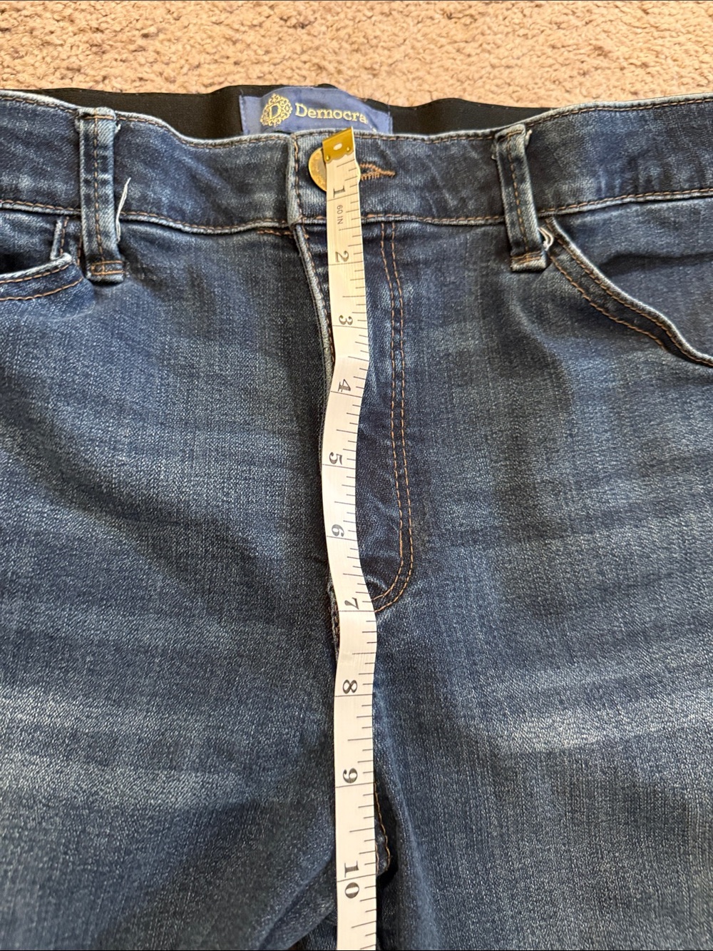 Democracy Women’s Medium Blue Skinny Jeans - Picture 4 of 11